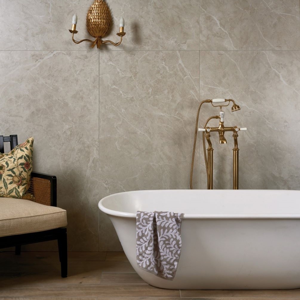 Lifestyle image of Holland Park Porcelain wall and floor tiles 600mm x1200mm